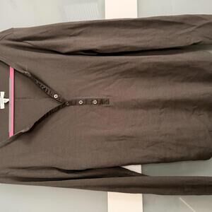 Maurices Women's Gray Long Sleeve Henley Sweater Size Small